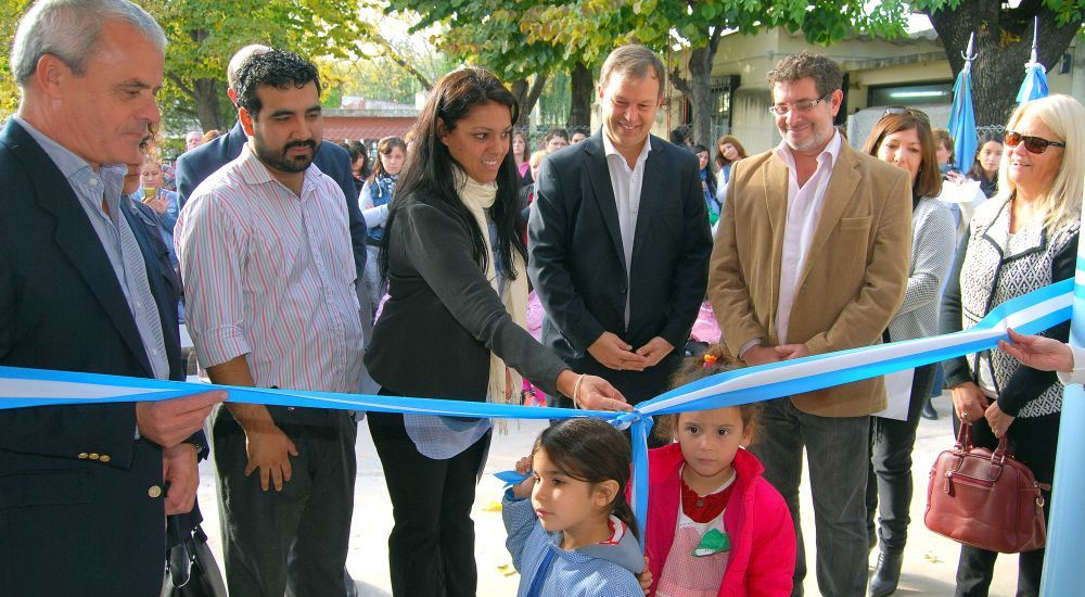 En Claypole, Cascallares inauguró el tercer jardín nuevo desde el inicio de su gestión